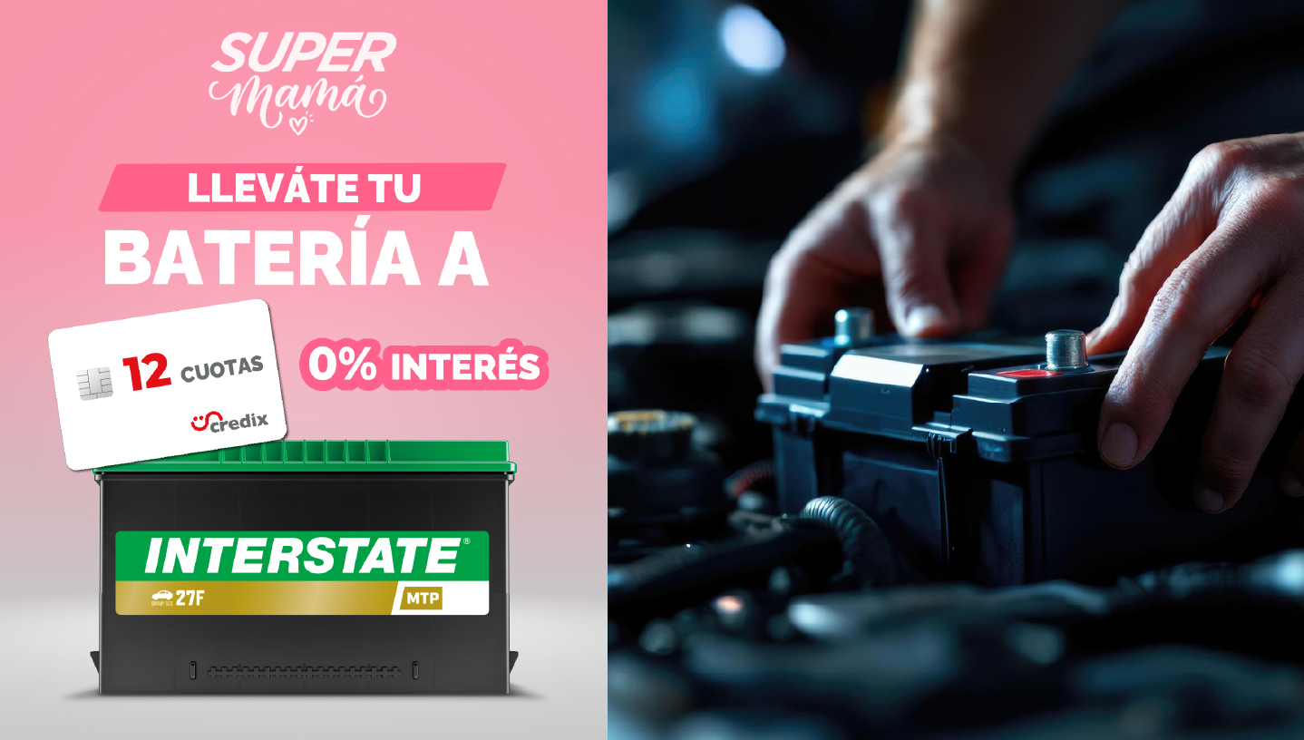 Baterías Interstate a 12 cuotas con Credix  imagen